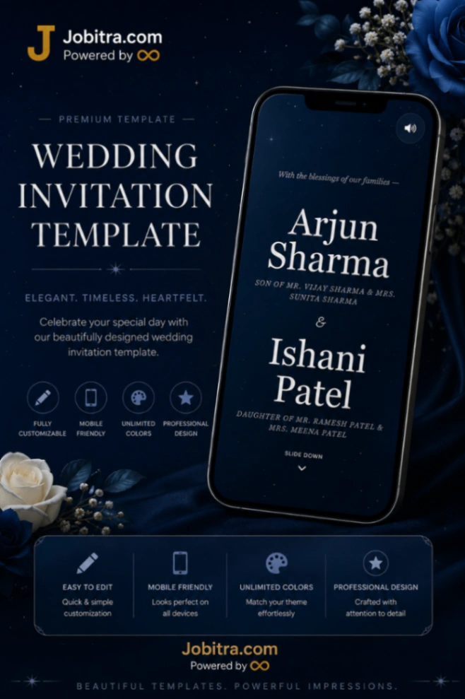 Midnight Sapphire Premium E-Card