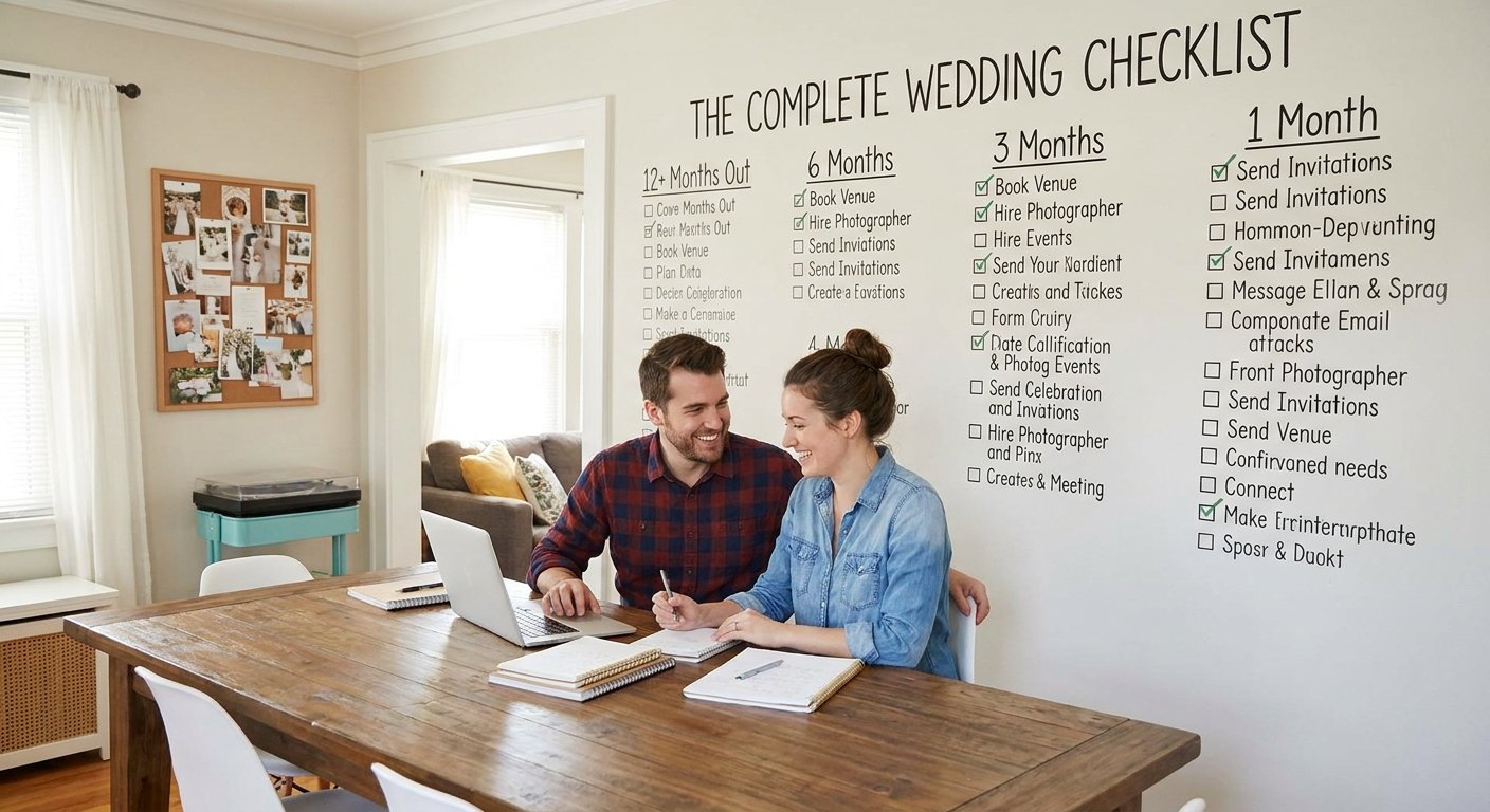 The Complete Wedding Checklist: From Engagement to I Do